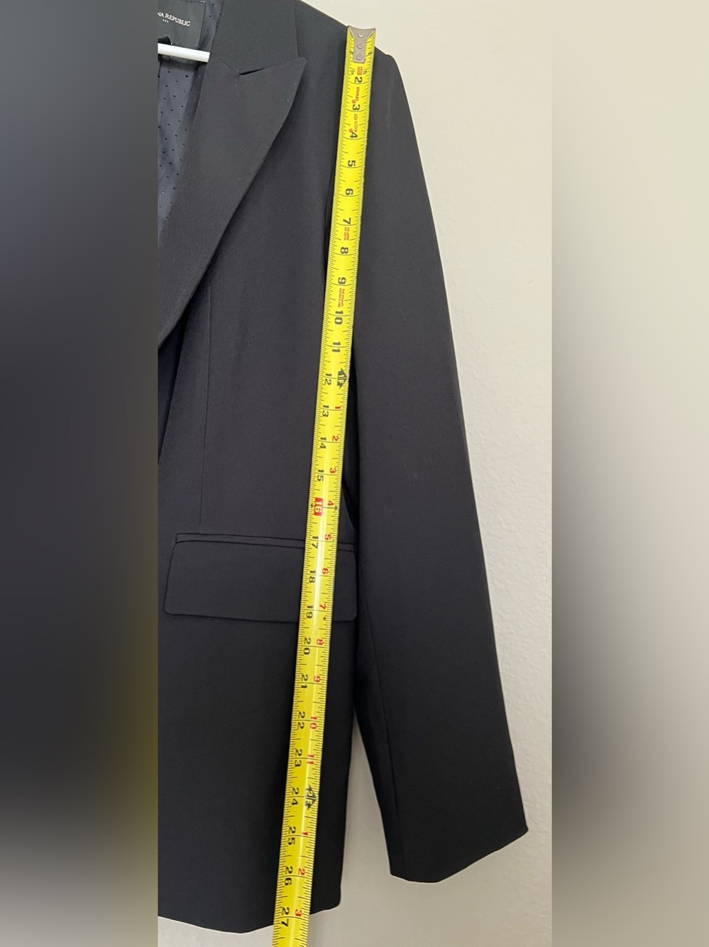 Banana Republic Black Tailored Single-Button Blazer - Picture 6 of 7
